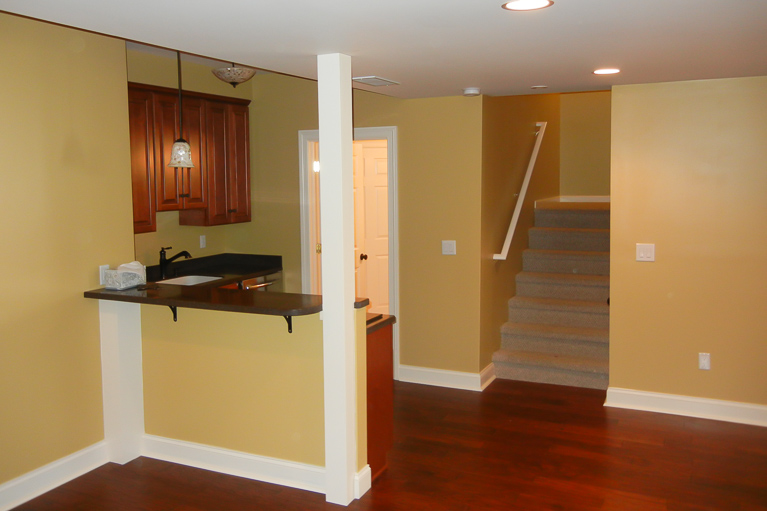 Stairs to Basement Kitchen